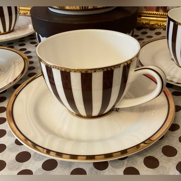 Stunning 9-Piece Henri Bendel Tea Set - Picture 9 of 16